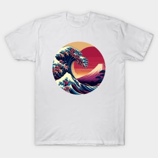 The Great Wave off Kanagawa - Japanese T-Shirt